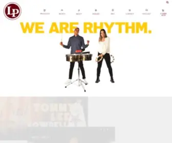 Lpmusic.com(Latin Percussion) Screenshot