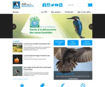 Lpo.fr(LPO (Ligue pour la Protection des Oiseaux)) Screenshot