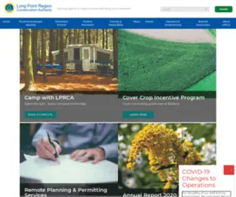LPrca.on.ca(Long Point Region Conservation Authority) Screenshot