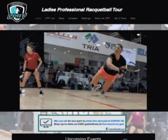 LPrtour.com(Ladies Professional Racquetball Tour) Screenshot