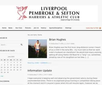 LPS-Athletics.co.uk(Liverpool Pembroke & Sefton Harriers & Athletics Club) Screenshot