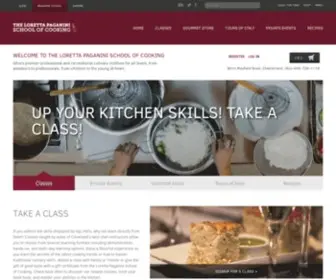 LPscinc.com(Loretta Paganini School of Cooking) Screenshot