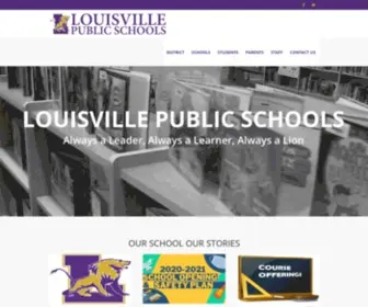 LPslions.org(Louisville Public Schools) Screenshot