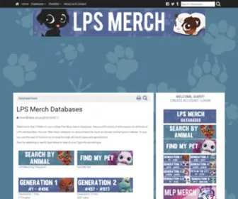 LPsmerch.com(LPS Merch Databases) Screenshot