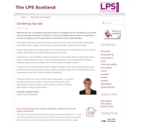 LPSscotlandblog.com(The LPS Scotland) Screenshot