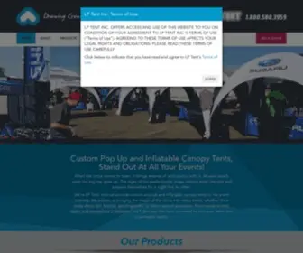 Lptent.ca(LP Tent) Screenshot