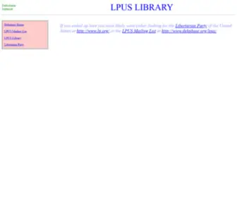 Lpus.org(Dehnbase Network) Screenshot
