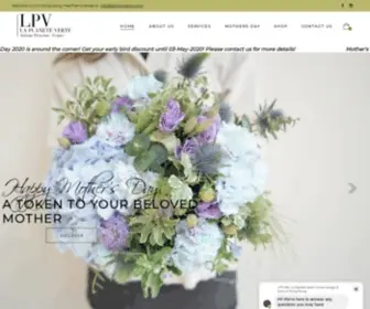 LPvhongkong.com(LPV Hong Kong flower shop) Screenshot
