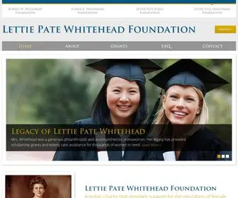 LPwhitehead.org(Lettie Pate Whitehead Foundation) Screenshot