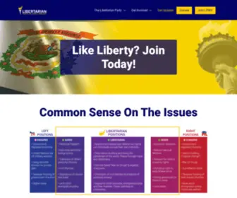 LPWV.org(Libertarian Party of West Virginia) Screenshot