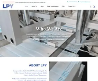 LPY.com.sg(ABOUT LPY Inc) Screenshot