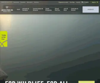 Lpzoo.org(Wildlife Experience in the Heart of Chicago) Screenshot