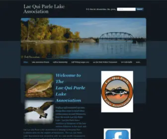 LQplake.org(Lac Qui Parle Lake Association) Screenshot