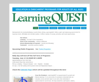 Lquest.org(LearningQUEST) Screenshot