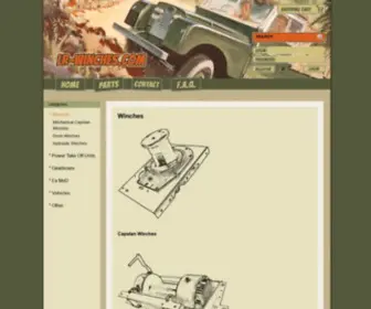 LR-Winches.com(Landrover Winches) Screenshot