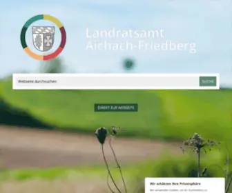 Lra-Aic-FDB.de(Landratsamt Aichach) Screenshot