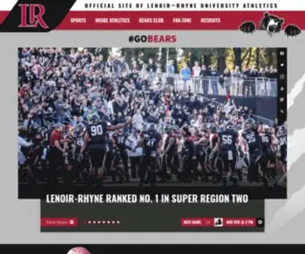 Lrbears.com(Lenoir-Rhyne University Athletics) Screenshot