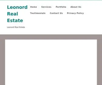 Lrea.biz(Leonord Real Estate) Screenshot