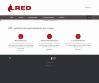 Lred.com(Fuelling informed decisions SARL LRED Algerie) Screenshot