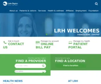 LRHC.org(Lake Region Healthcare) Screenshot