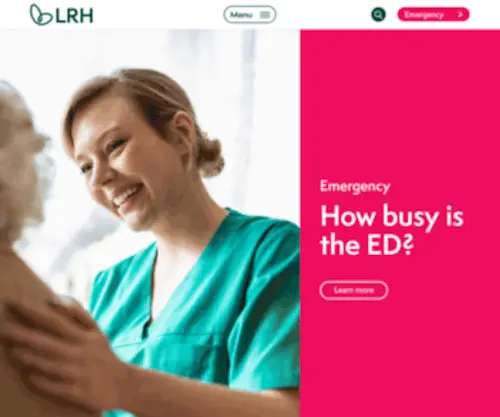 LRH.com.au(Latrobe Regional Hospital Website) Screenshot