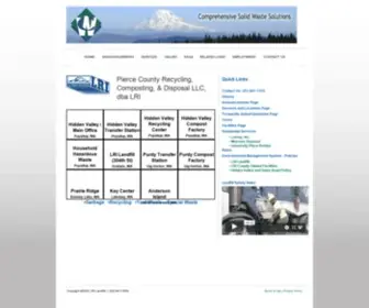 Lriservices.com(Waste Connections) Screenshot