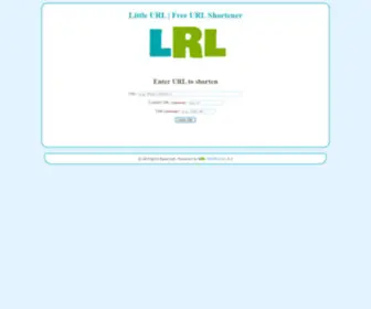 LRL.li(Free URL shortener to create perfect URLs for your business. Little URL) Screenshot