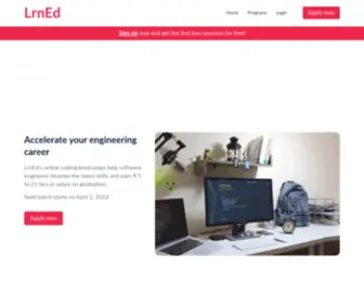 Lrned.io(Your Engineering Career Launchpad) Screenshot