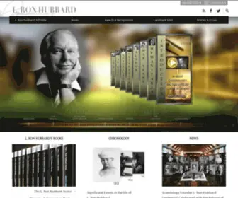 Lronhubbard.ie(L. Ron Hubbard) Screenshot