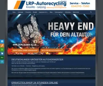 LRP-Autorecycling.de(LRP-Autorecycling Leipzig GmbH) Screenshot