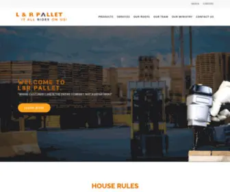 Lrpallet.com(L&R Pallet) Screenshot