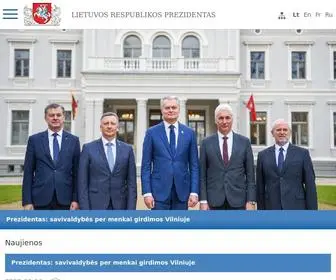LRP.lt(Lietuvos Respublikos Prezidentas) Screenshot