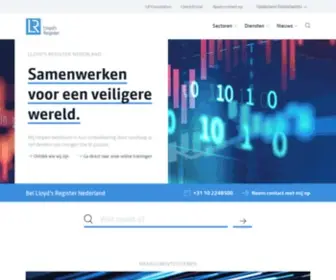 Lrqa.nl(Lloyd's Register Nederland) Screenshot