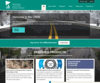 LRRB.org(Minnesota Local Road Research Board) Screenshot