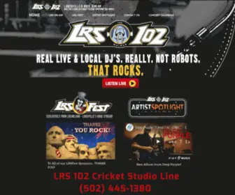 LRS102.com(LOUISVILLE'S ROCK STREAM) Screenshot