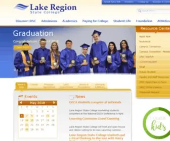 LRSC.edu(Lake Region State College) Screenshot
