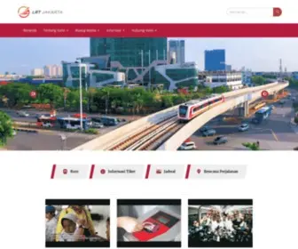 LRtjakarta.co.id(LRT Jakarta) Screenshot