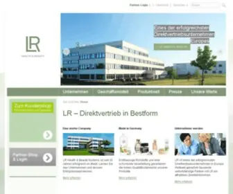 Lrworld.at(LR Health & Beauty Systems) Screenshot