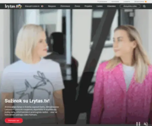 LRytas.tv(Daugiau nei televizija) Screenshot