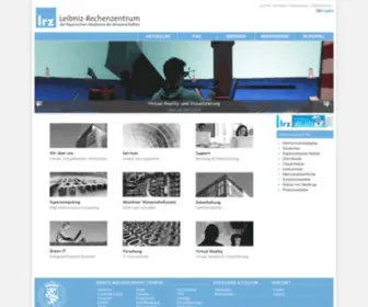 LRZ-Muenchen.de(Rechenzentrum der Bayerischen Akademie der Wissenschaften) Screenshot