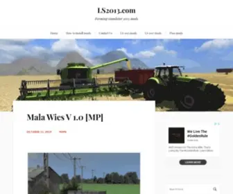 LS2013.com(Farming simulator 2013 mods) Screenshot