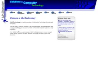 Lsa-Technology.co.uk(LSA Technology) Screenshot