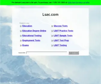 Lsac.com(The Leading Lsac Site on the Net) Screenshot