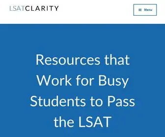 Lsatclarity.com(LSAT Clarity) Screenshot