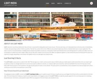 Lsatindia.com(HOME-Lsat Coaching in india) Screenshot