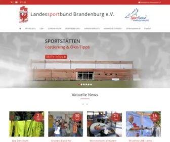 LSB-Brandenburg.de(Landessportbund Brandenburg e.V) Screenshot