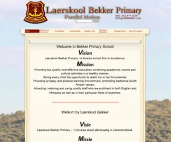 Lsbekker.co.za(Laerskool Bekker Primary) Screenshot
