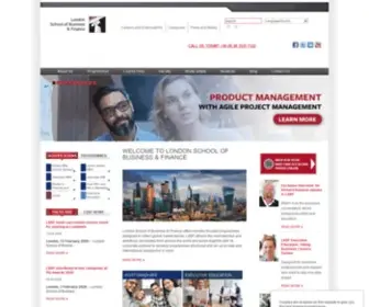 LSBF.org.uk(London School of Business and Finance offers a range of innovative education programs) Screenshot