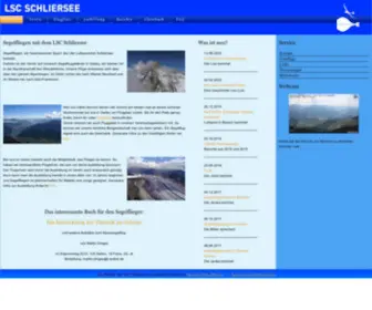 LSC-SChliersee.de(LSC Schliersee e.V) Screenshot