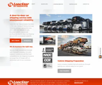 Lscautoshipping.com(Lone Star Cars Transportation) Screenshot